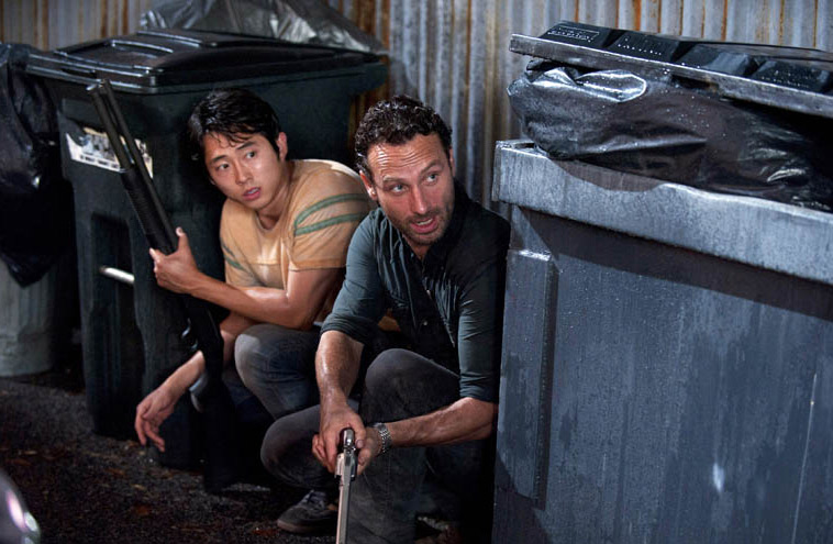 The Walking Dead : Photo Steven Yeun, Andrew Lincoln