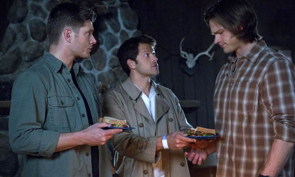 Supernatural : Photo Jensen Ackles, Misha Collins, Jared Padalecki