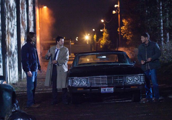 Supernatural : Photo Misha Collins, Jared Padalecki, Jensen Ackles