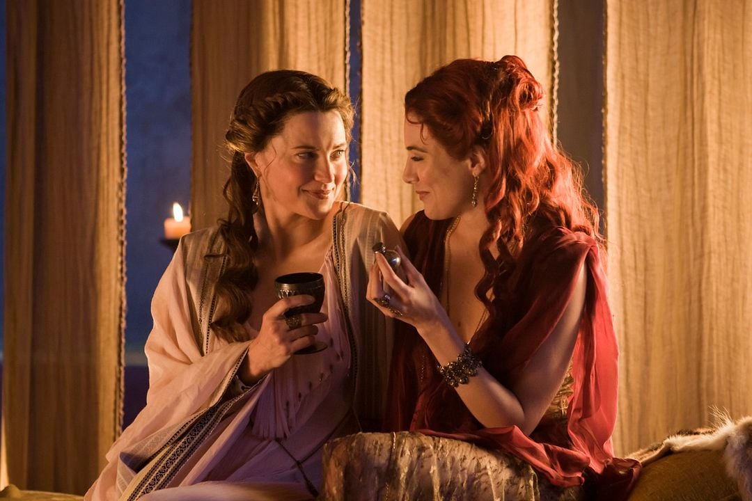 Spartacus : Les dieux de l'arène : Photo Lucy Lawless, Jaime Murray