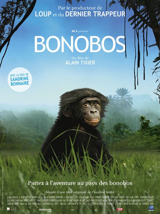 Bonobos : Affiche Claudine André, Alain Tixier