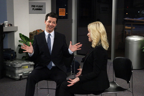 Parks and Recreation : Photo Amy Poehler, Sean Hayes