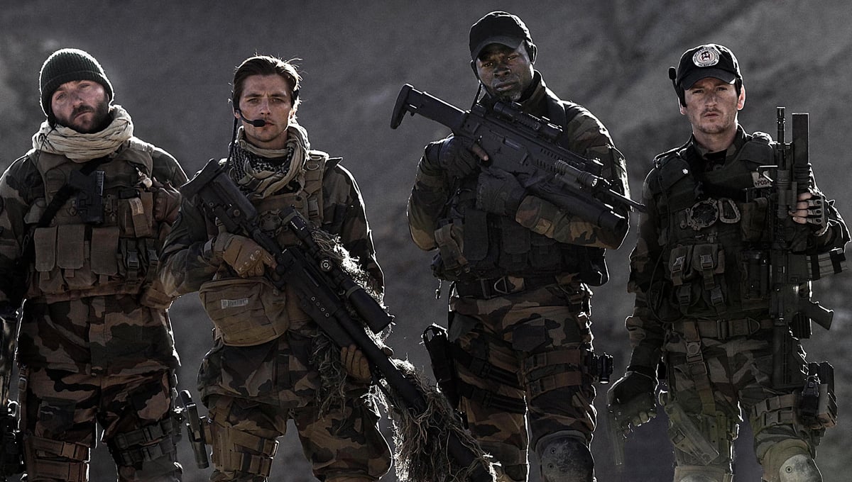 Forces spéciales : Photo Raphaël Personnaz, Denis Ménochet, Djimon Hounsou, Stephane Rybojad, Benoît Magimel