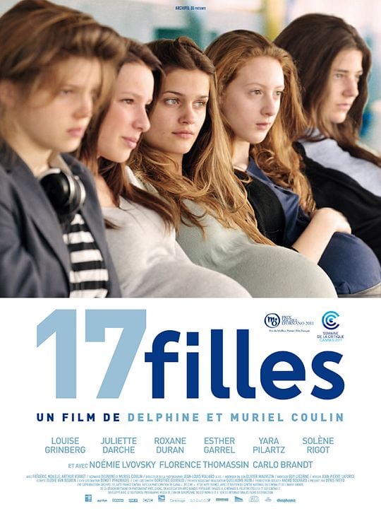 17 filles : Affiche