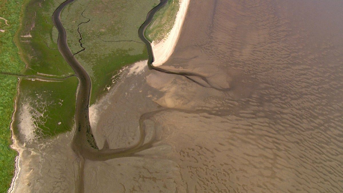 Die Nordsee von oben : Photo