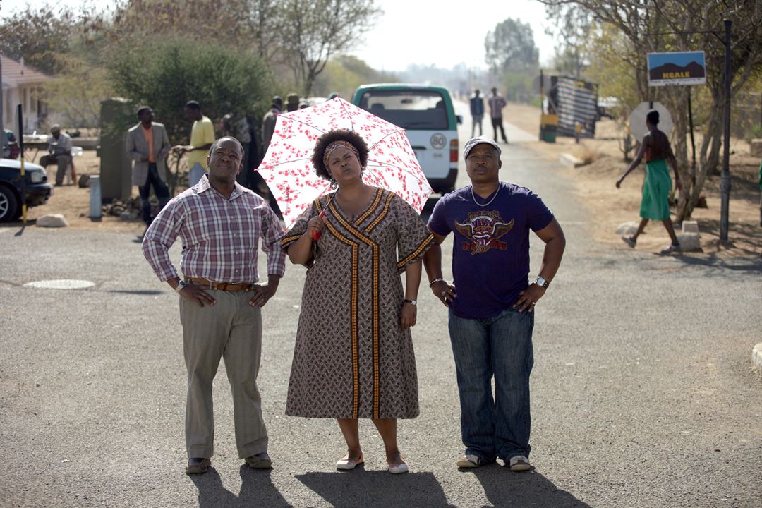 Photo Jill Scott (I), Desmond Dube, Lucian Msamati