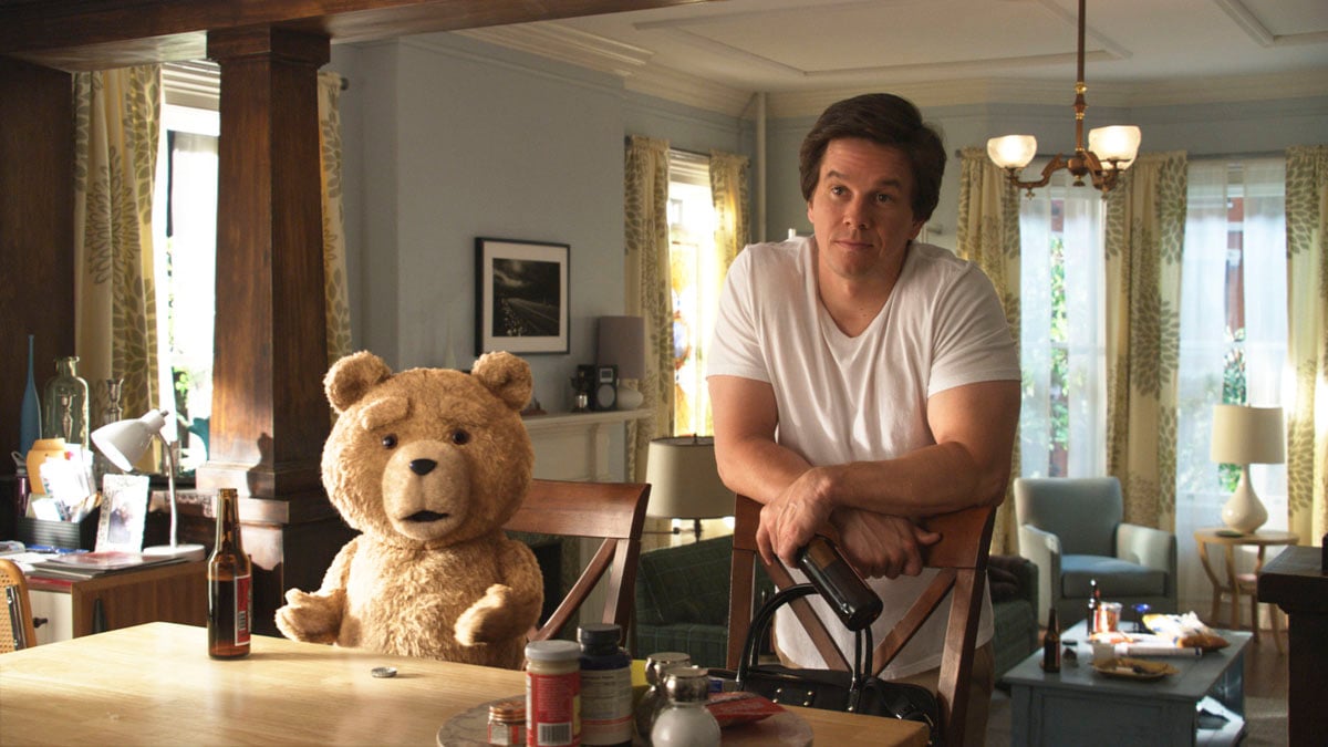 Ted : Photo Seth MacFarlane, Mark Wahlberg