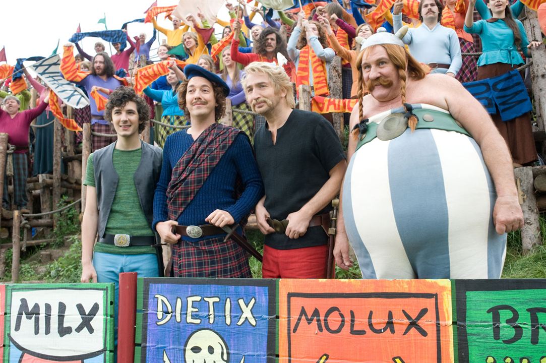 Astérix et Obélix : au service de Sa Majesté : Photo Vincent Lacoste, Edouard Baer, Gérard Depardieu, Guillaume Gallienne