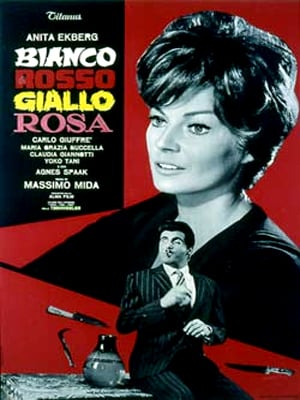 Bianco, rosso, giallo, rosa : Affiche