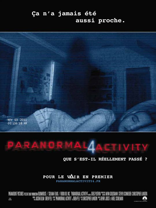 Paranormal Activity 4 : Affiche