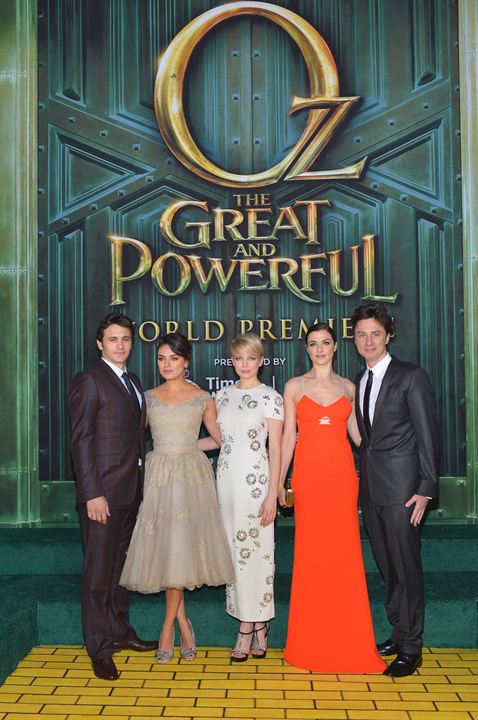 Le Monde fantastique d'Oz : Photo promotionnelle Mila Kunis, Rachel Weisz, Michelle Williams, James Franco, Zach Braff