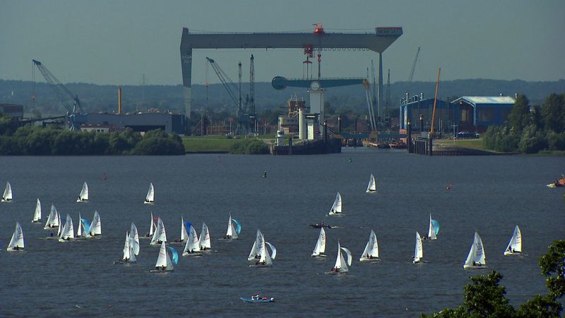 Die Elbe von oben : Photo