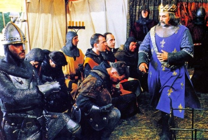 20 Roi De France Sur Petits Et Grands Ecrans Dans Les Visiteurs 1993 Didier Pain Incarne Le Roi Louis Vi Dit Le Gros Allocine