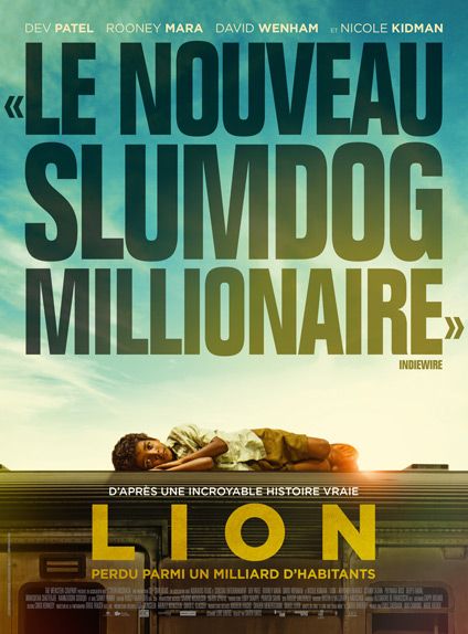 Lion avec Dev Patel - Sortie le 22 février 2017