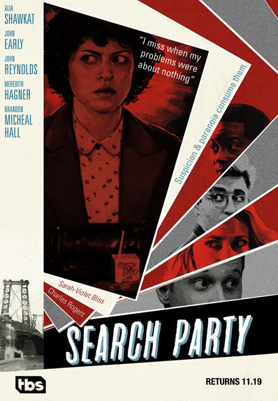 Search Party : la saison 2 s'affiche et rend hommage à Alfred Hitchcock