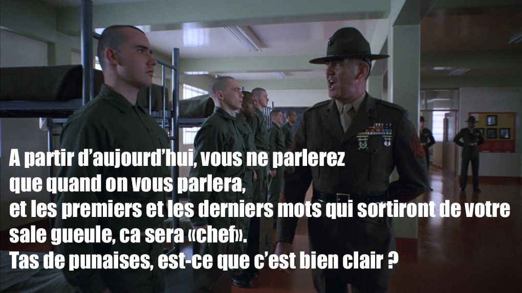 Deces De R Lee Ermey Petit Florilege De Ses Repliques Cultes Dans Full Metal Jacket Allocine Replique Full Metal Jacket