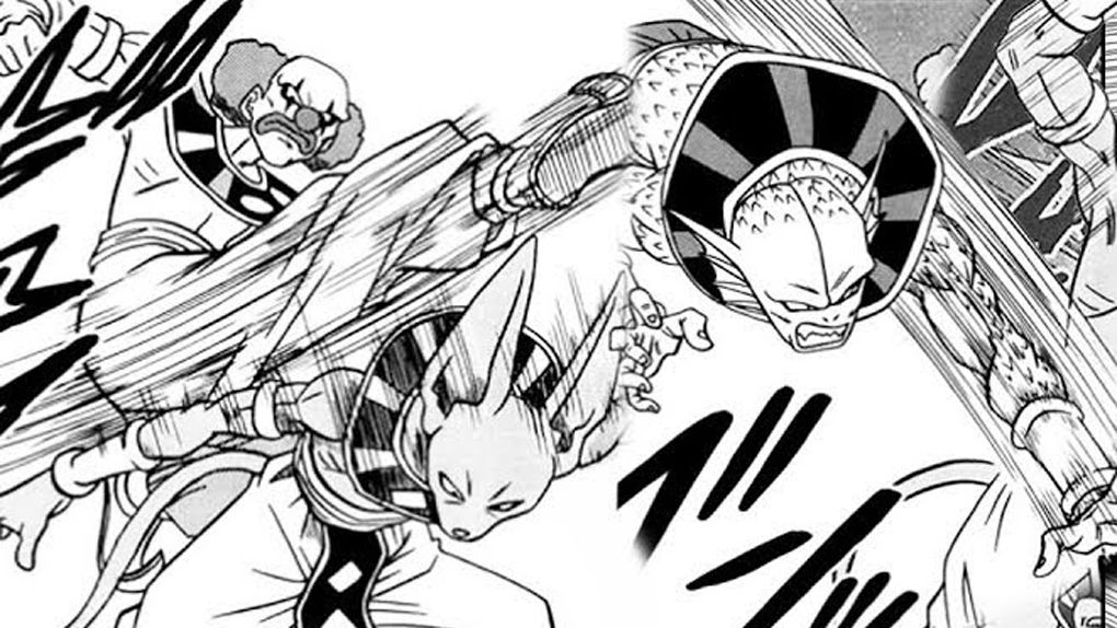 Beerus affronte les autres dieux de la destruction