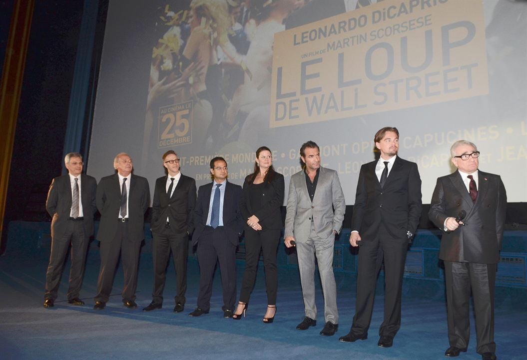 Le Loup de Wall Street : Photo promotionnelle Leonardo DiCaprio, Jean Dujardin, Martin Scorsese