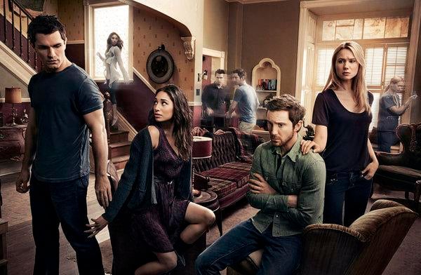 Photo Sam Huntington, Sam Witwer, Meaghan Rath, Kristen Hager