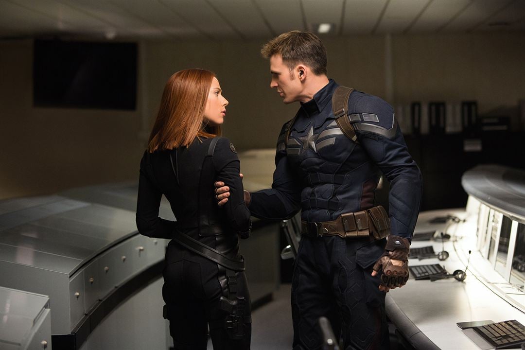 Captain America, le soldat de l'hiver : Photo Scarlett Johansson, Chris Evans