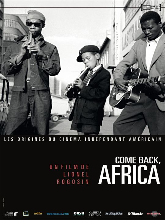 Come Back Africa : Affiche Lionel Rogosin