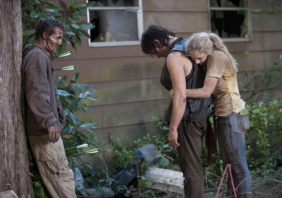 The Walking Dead : Photo Norman Reedus, Emily Kinney