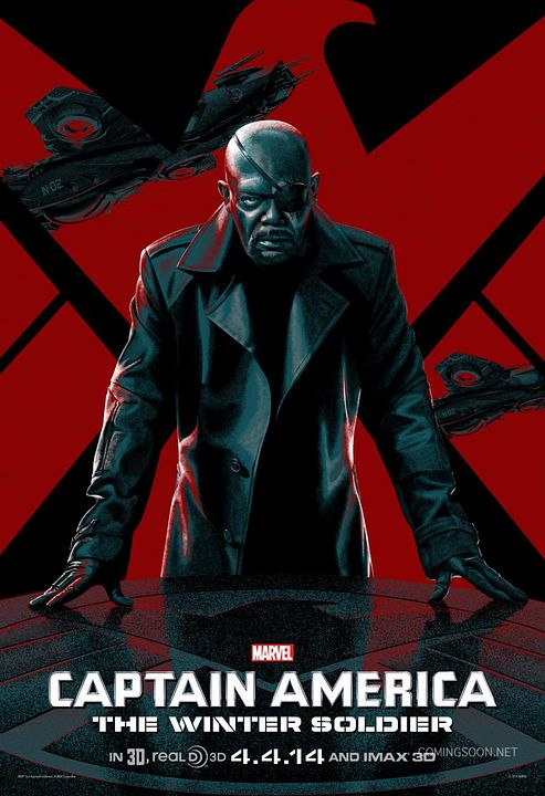 Captain America, le soldat de l'hiver : Affiche