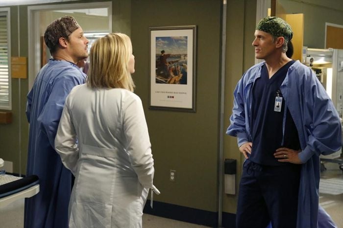 Grey's Anatomy : Photo Patrick Fabian, Justin Chambers (I), Jessica Capshaw