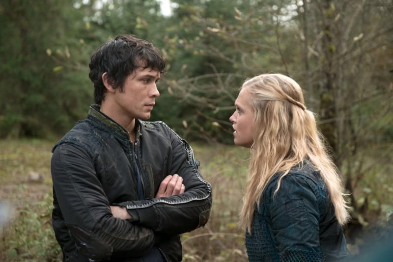 Les 100 : Photo Eliza Taylor, Bob Morley