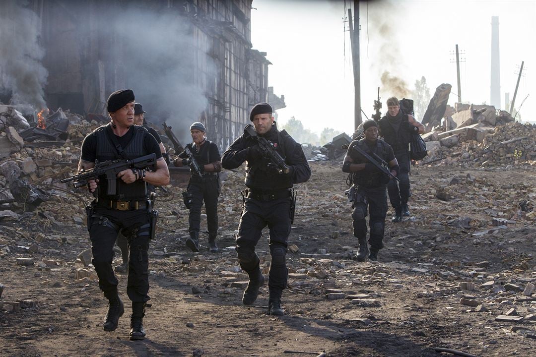 Expendables 3 : Photo Wesley Snipes, Dolph Lundgren, Jason Statham, Sylvester Stallone, Antonio Banderas