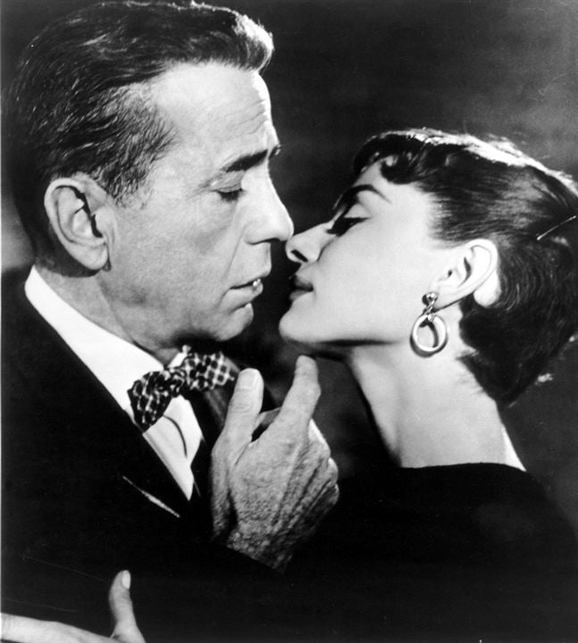 Sabrina : Photo Humphrey Bogart, Audrey Hepburn