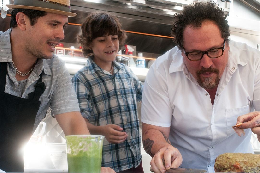 #Chef : Photo Jon Favreau, John Leguizamo, Emjay Anthony