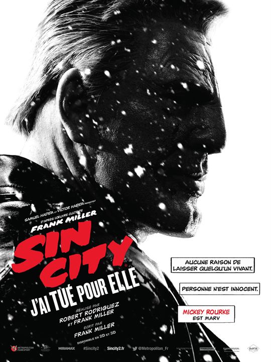 Sin City : j'ai tué pour elle : Affiche