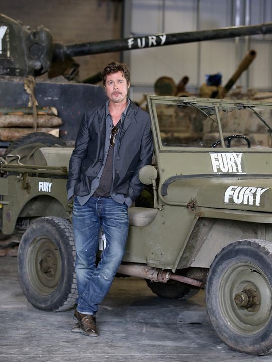 Fury : Photo promotionnelle Brad Pitt