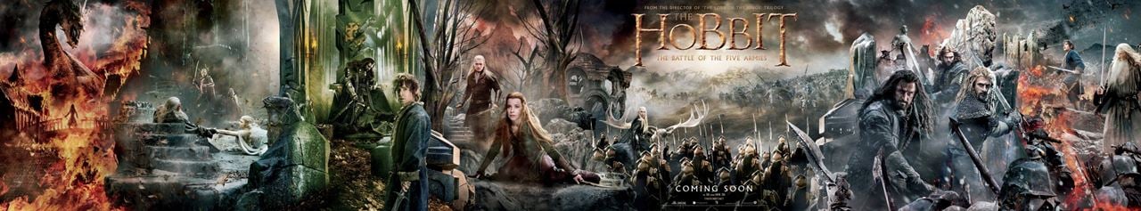 Le Hobbit : la Bataille des Cinq Armées : Affiche