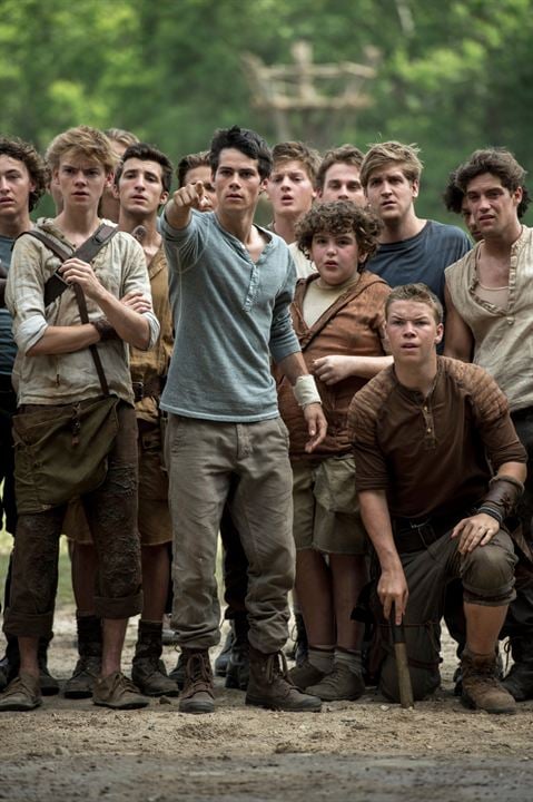 Le Labyrinthe : Photo Will Poulter, Dylan O'Brien, Blake Cooper, Thomas Brodie-Sangster