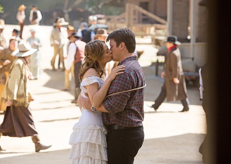 Castle : Photo Stana Katic, Nathan Fillion