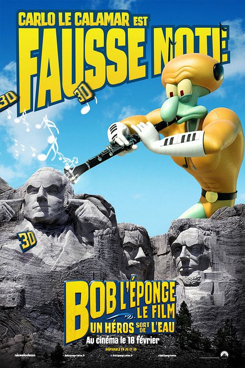 Bob l'éponge - Le film : Un héros sort de l'eau : Affiche