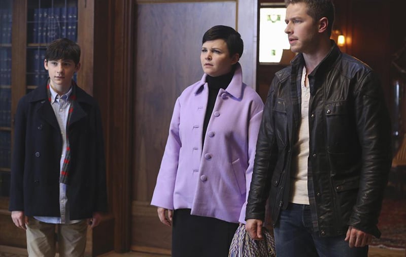 Once Upon a Time : Photo Jared Gilmore, Ginnifer Goodwin, Josh Dallas