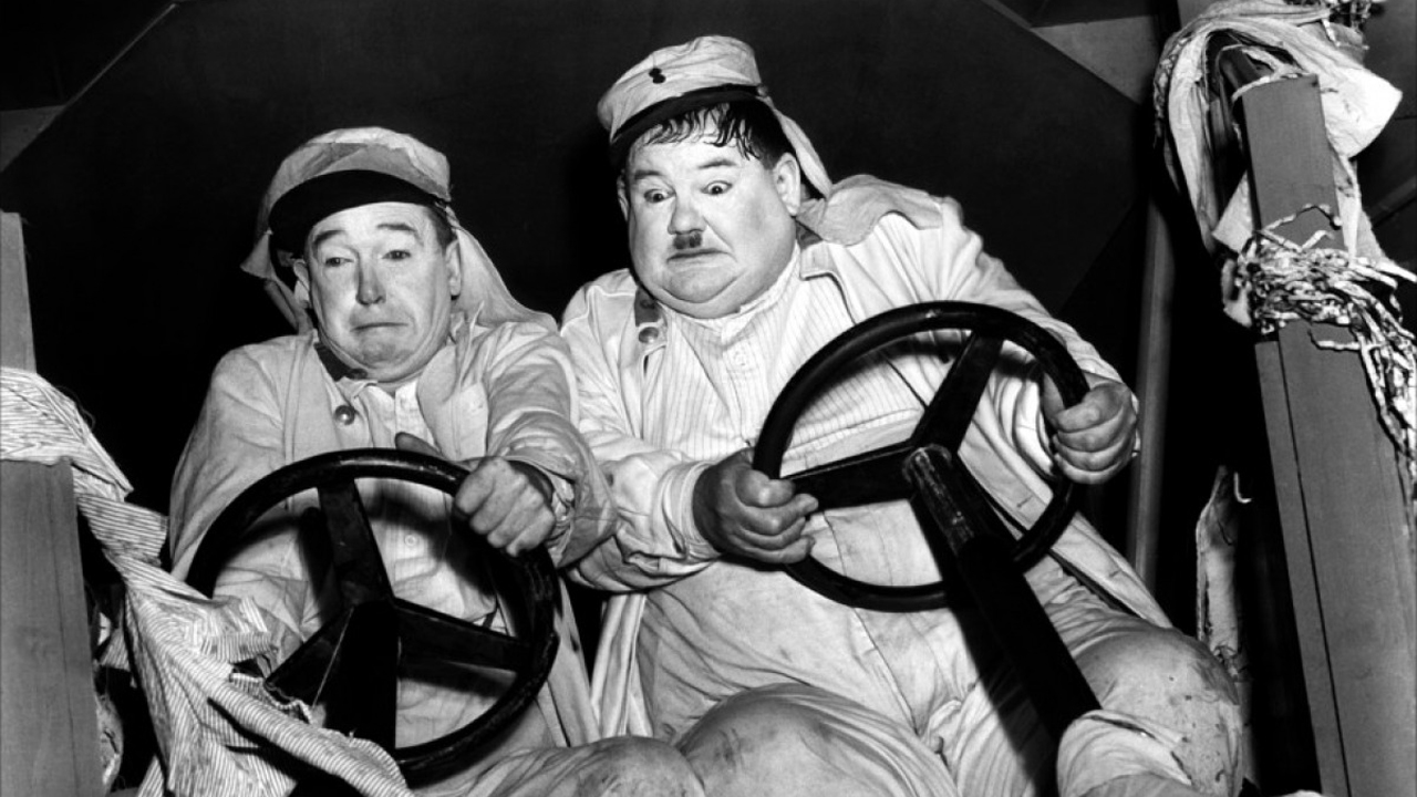 Laurel et Hardy conscrits : Photo