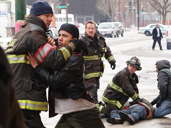Chicago Fire : Photo Kenny Johnson, David Eigenberg, Christian Stolte