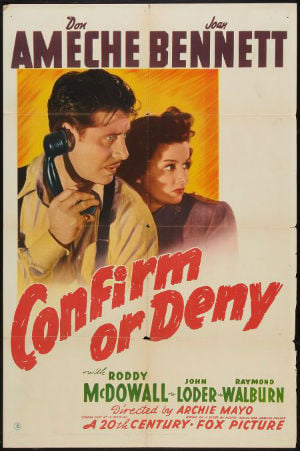 Confirm or deny : Affiche