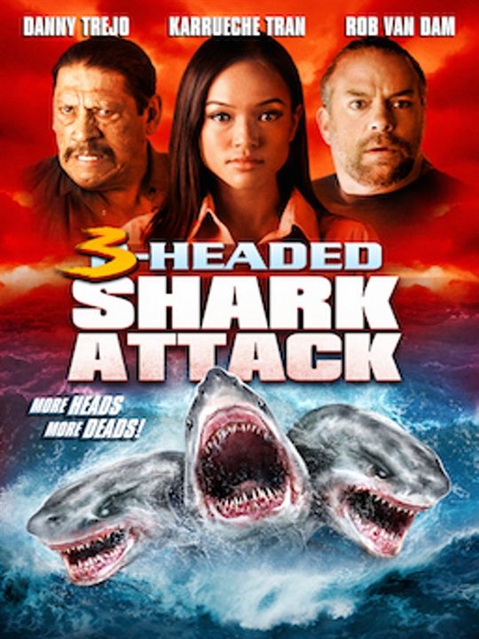 L'Attaque du requin à trois têtes : Affiche