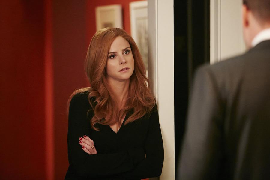 Suits : avocats sur mesure : Photo Sarah Rafferty