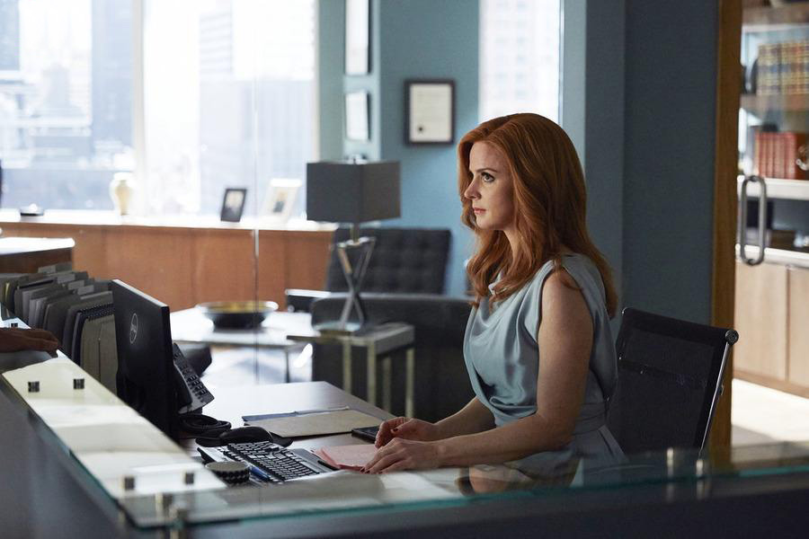 Suits : avocats sur mesure : Photo Sarah Rafferty