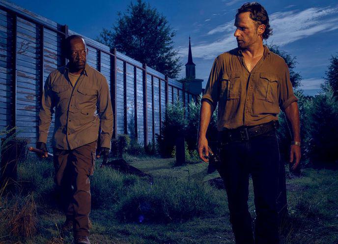 Photo Andrew Lincoln, Lennie James