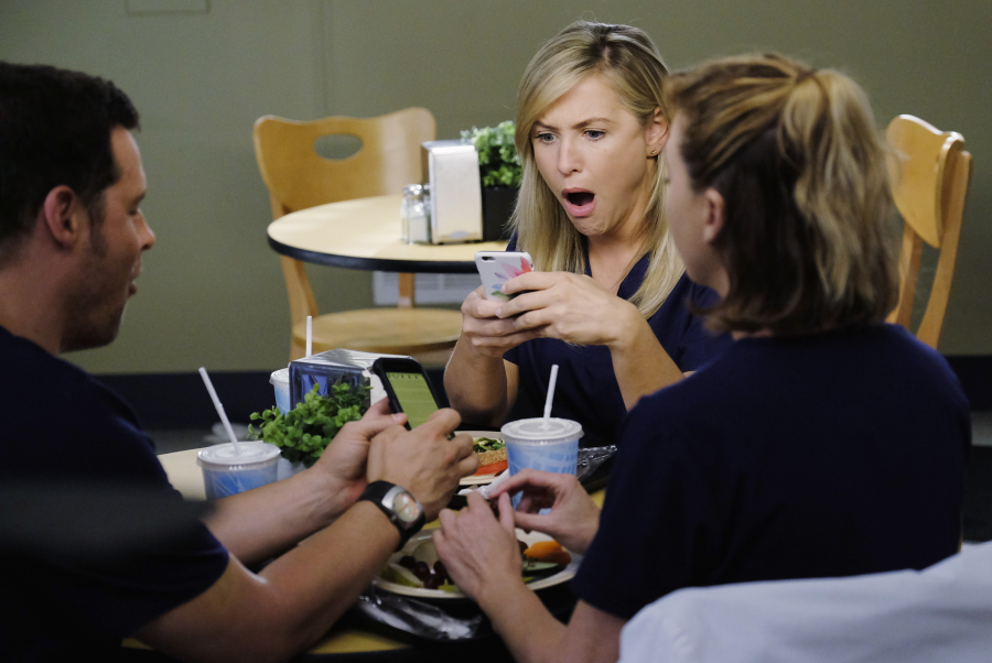 Grey's Anatomy : Photo Jessica Capshaw, Justin Chambers (I)