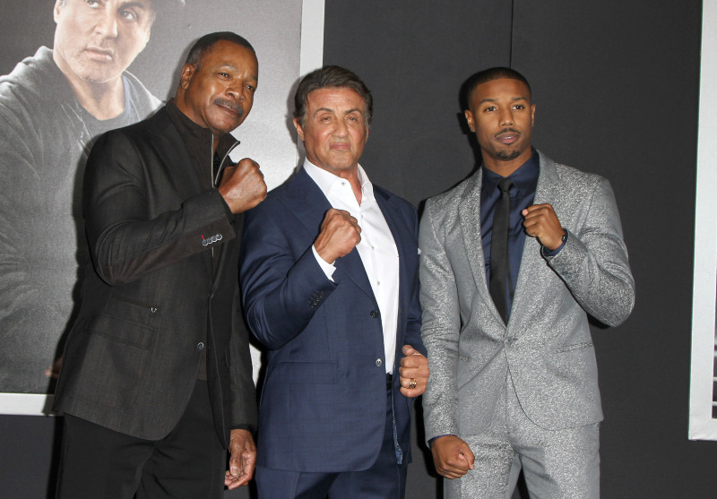 Creed - L'Héritage de Rocky Balboa : Photo promotionnelle Carl Weathers, Michael B. Jordan, Sylvester Stallone