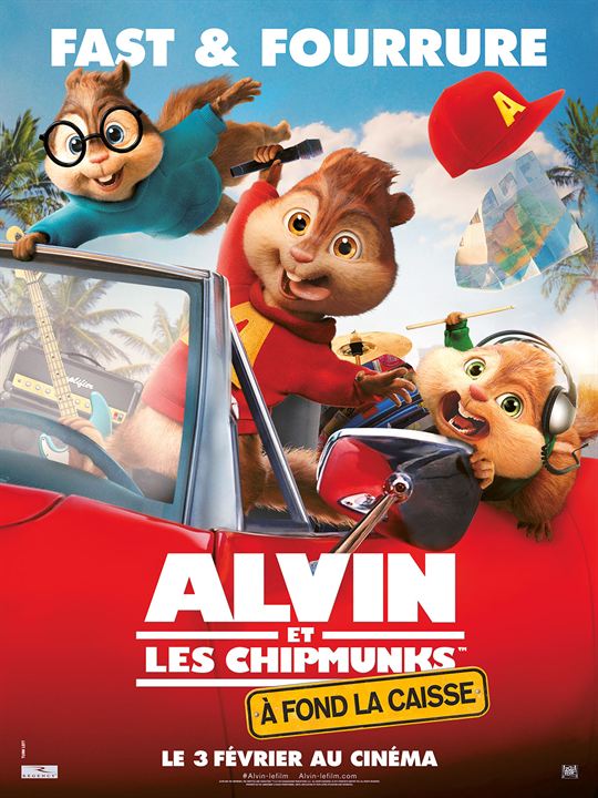 Alvin et les Chipmunks - A fond la caisse : Affiche