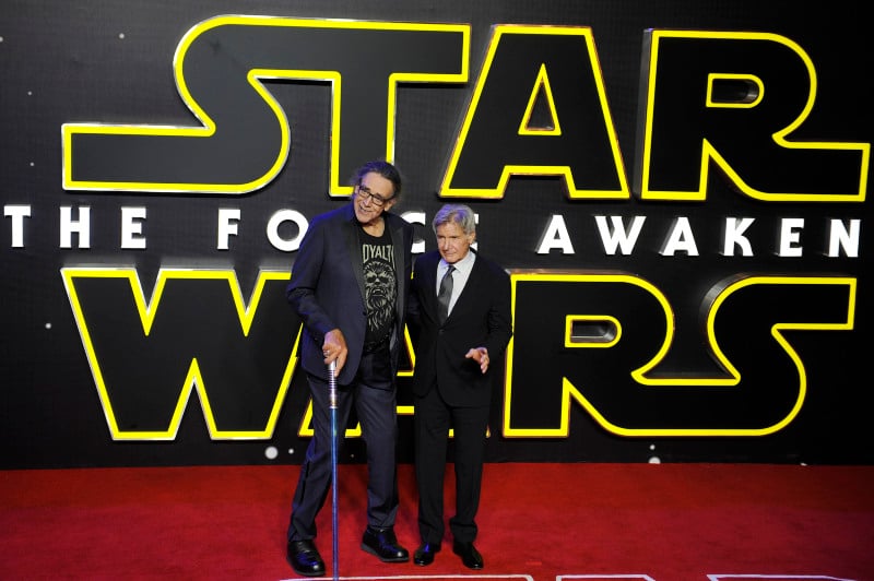 Star Wars - Le Réveil de la Force : Photo promotionnelle Harrison Ford, Peter Mayhew